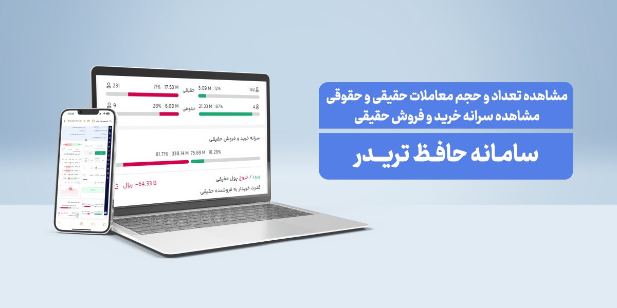 مشاهده سرانه، تعداد و حجم معاملات حقیقی و حقوقی