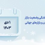 گزارش هفتگی بازار بورس در دی 1403