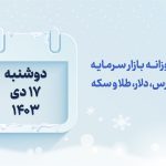 گزارش روزانه بازار سرمایه در 17 دی 1403