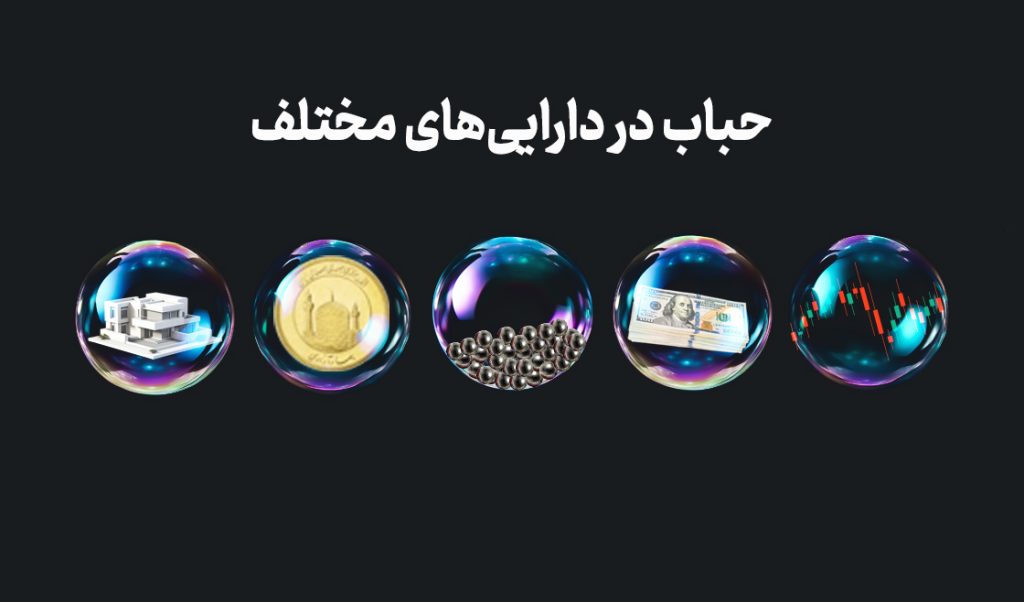 حباب دارایی‌های مختلف