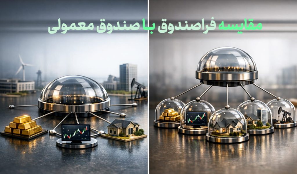 مقایسه فراصندوق با صندوق معمولی 
