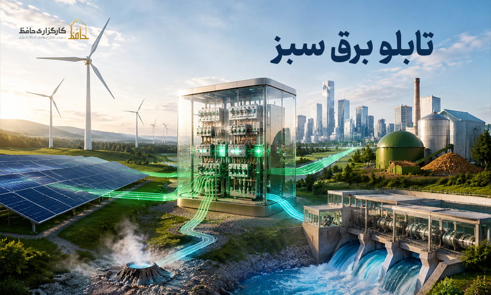 تابلو برق سبز